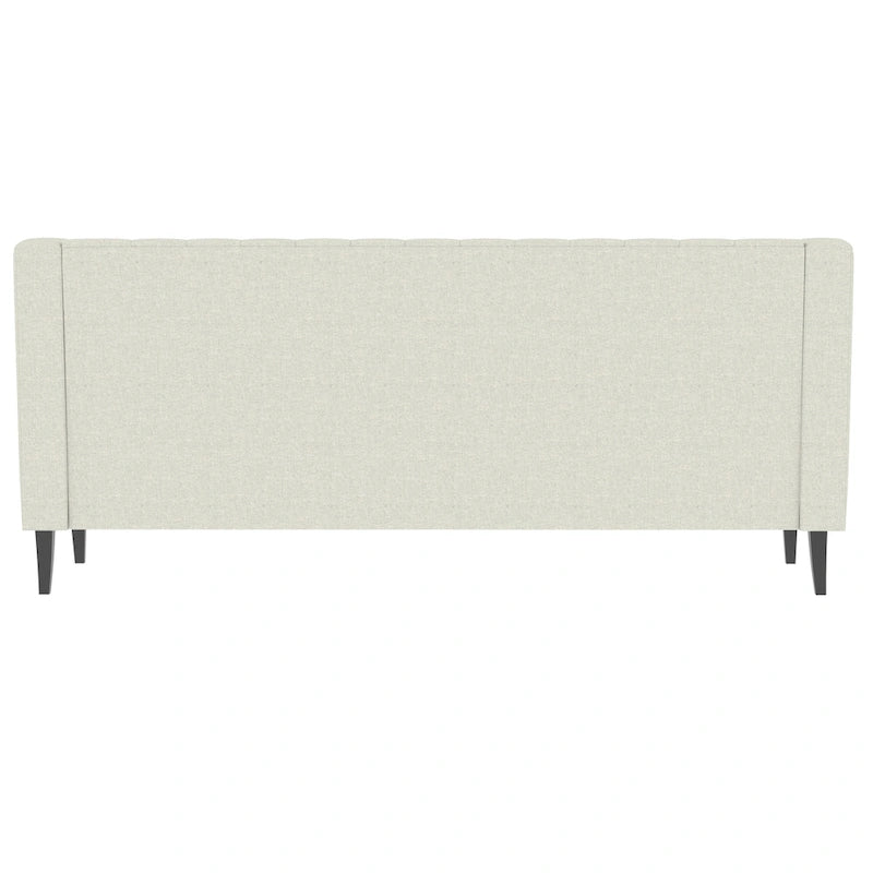 78.75 Polyester 3-Seater Sofa with Tufted Back and Cushions-25