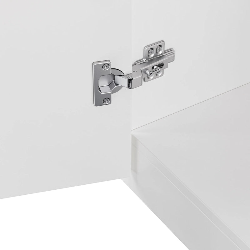 High Gloss Storage Cabinet with LED Lights,67 Tall Cabinet with Acrylic Door,with Open Countertop and Tempered Glass Shelves-15