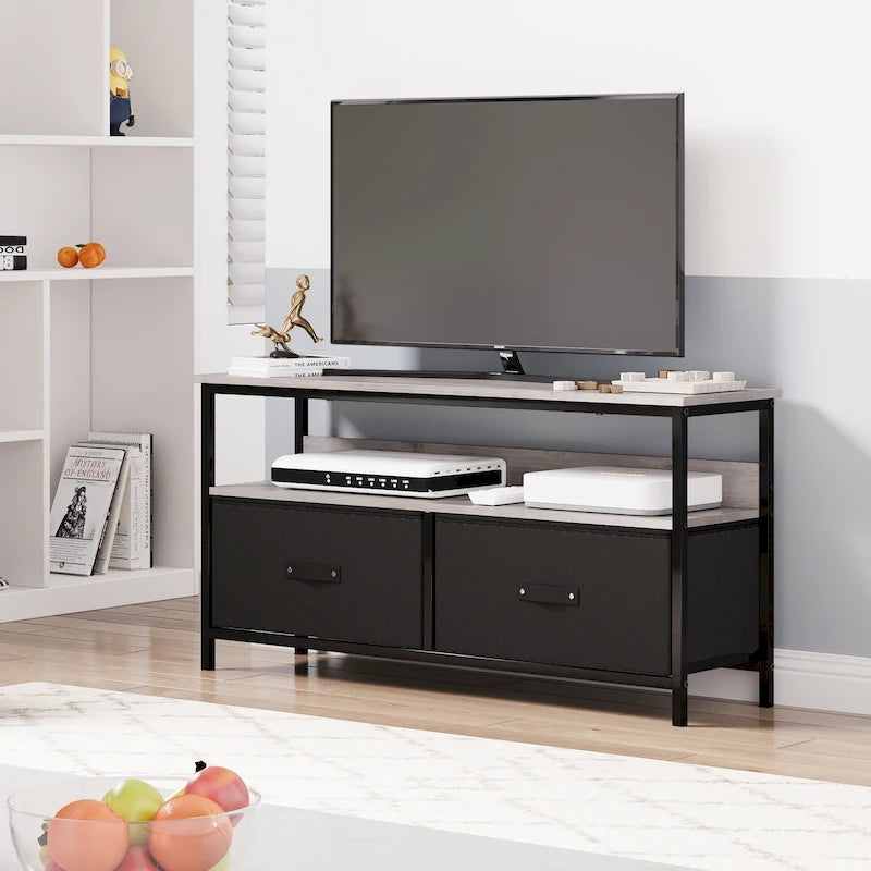 Entertainment Center with Storage TV Stand for Bedroom-18