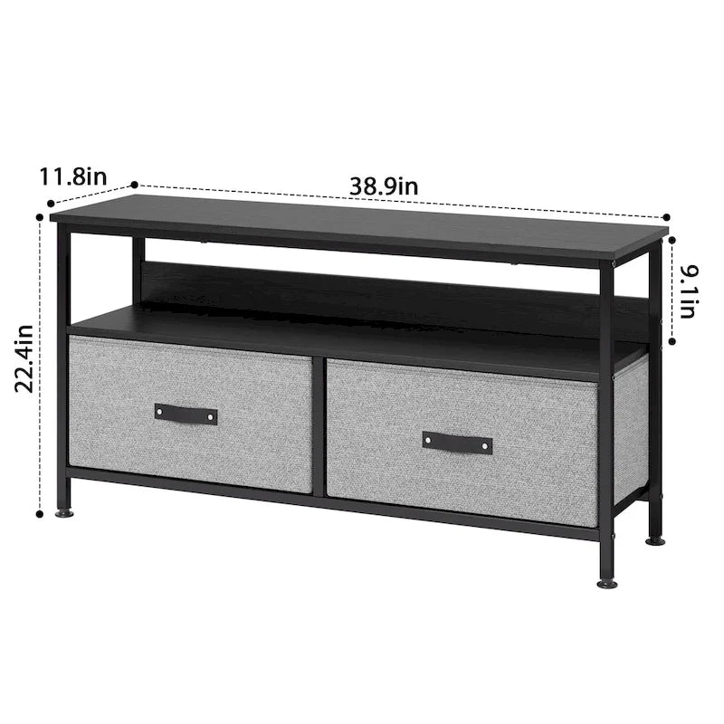 Entertainment Center with Storage TV Stand for Bedroom-9