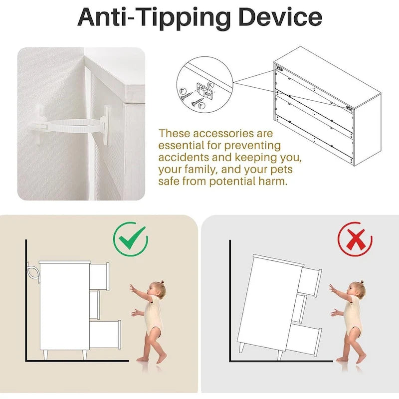 6 Drawers Rattan Dresser-5