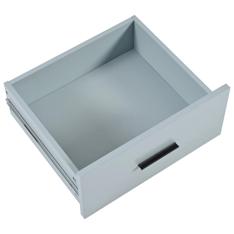 Rolling Kitchen Island w/ Foldable Counter Top,Towel Rack and Drawer-18