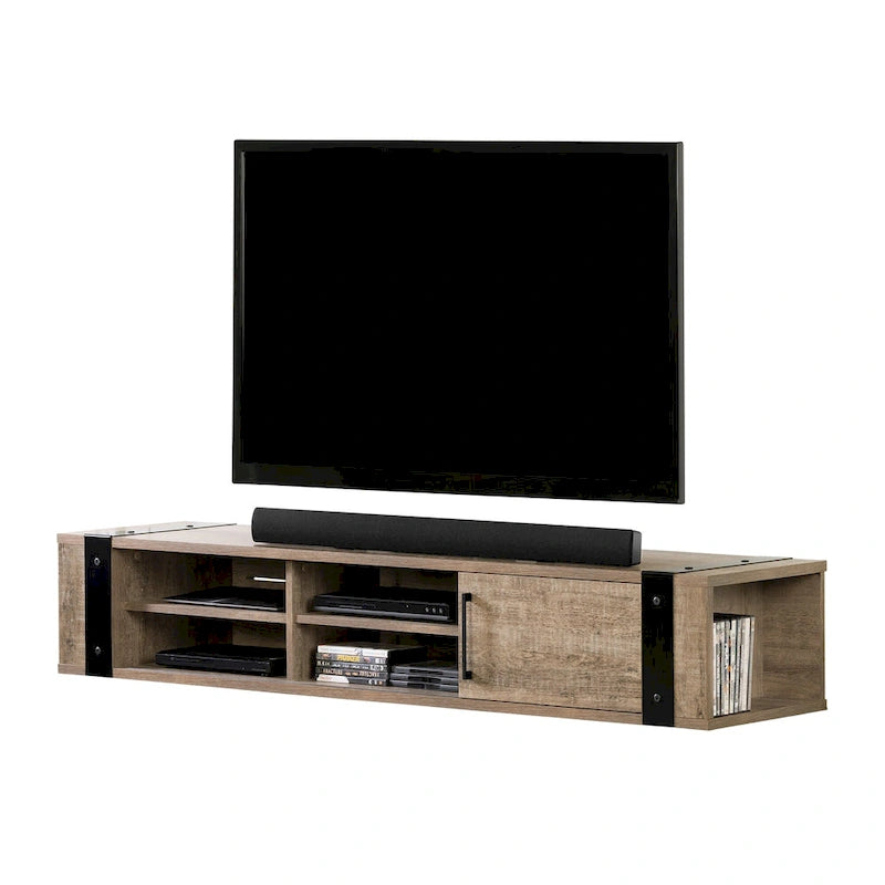 South Shore Munich 68 Wall Mounted Media Console - 68-Inch-11