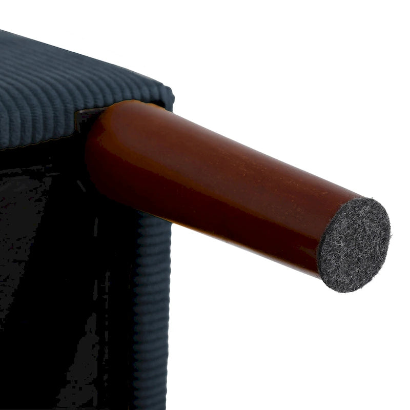 Adjustable Backrest Upholstered Accent Chair with Storage Ottoman Set-23