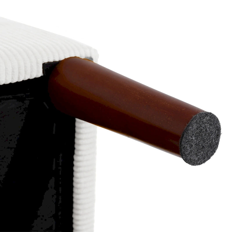 Adjustable Backrest Upholstered Accent Chair with Storage Ottoman Set-31