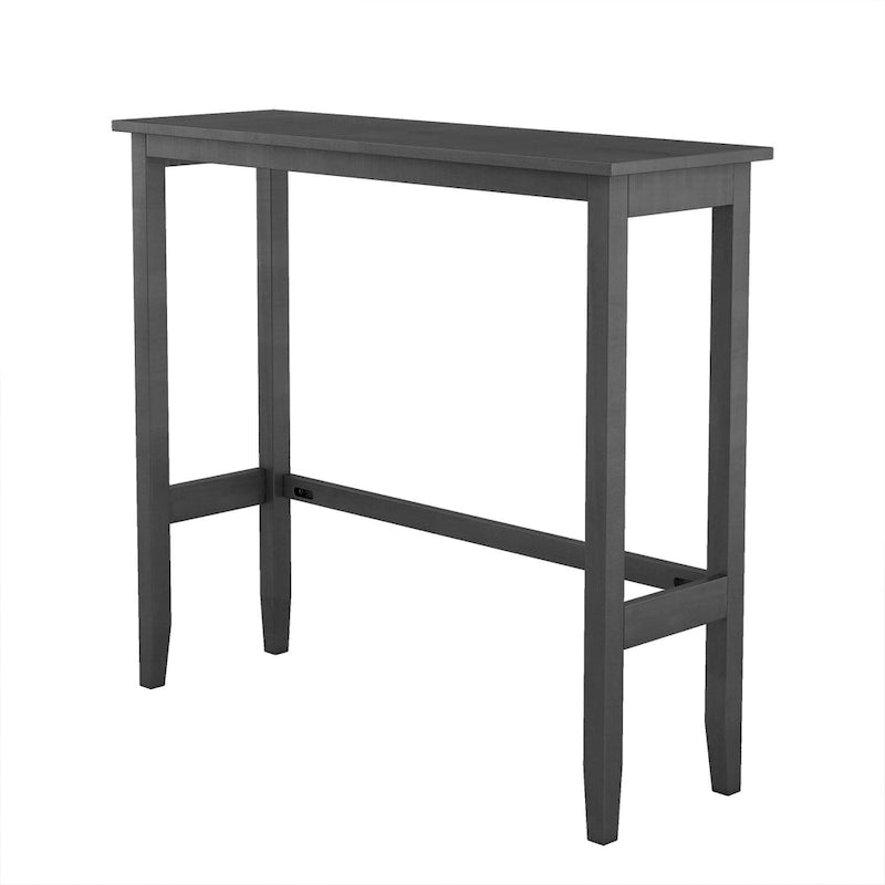 3-Piece Dining Table and Chair Set, Small Counter Height Table and Chair Set with Kitchen Breakfast Nook and 2 Chairs-12