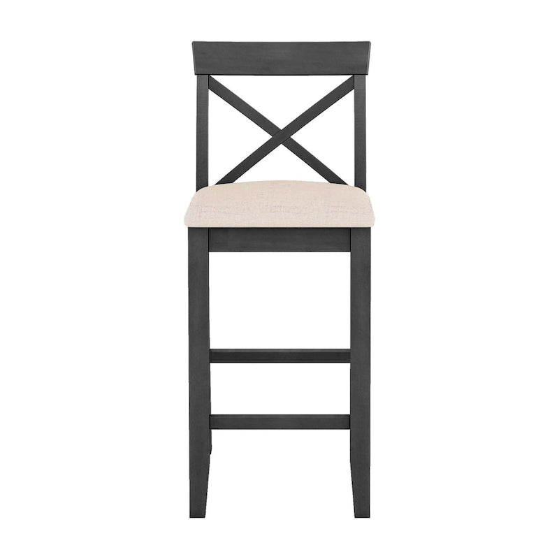 3-Piece Dining Table and Chair Set, Small Counter Height Table and Chair Set with Kitchen Breakfast Nook and 2 Chairs-16