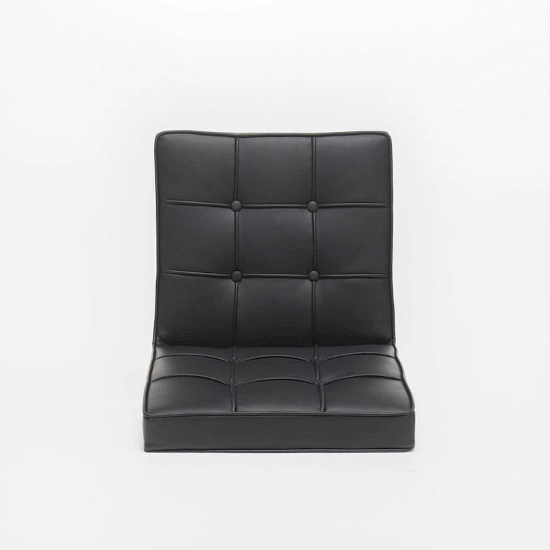 Milania Modern Button Tufted Leather Dining Chairs (Set of 2) by Christopher Knight Home-8