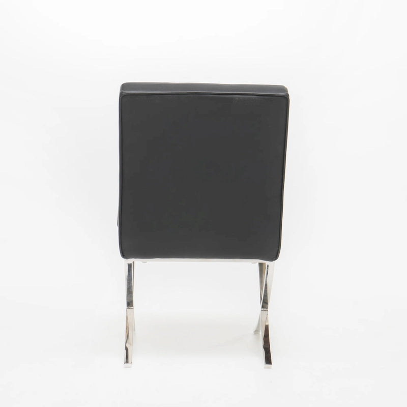 Milania Modern Button Tufted Leather Dining Chairs (Set of 2) by Christopher Knight Home-9