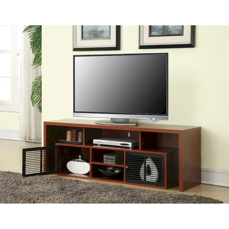 Convenience Concepts Lexington 65 inch TV Stand with Storage Cabinets and Shelves-12