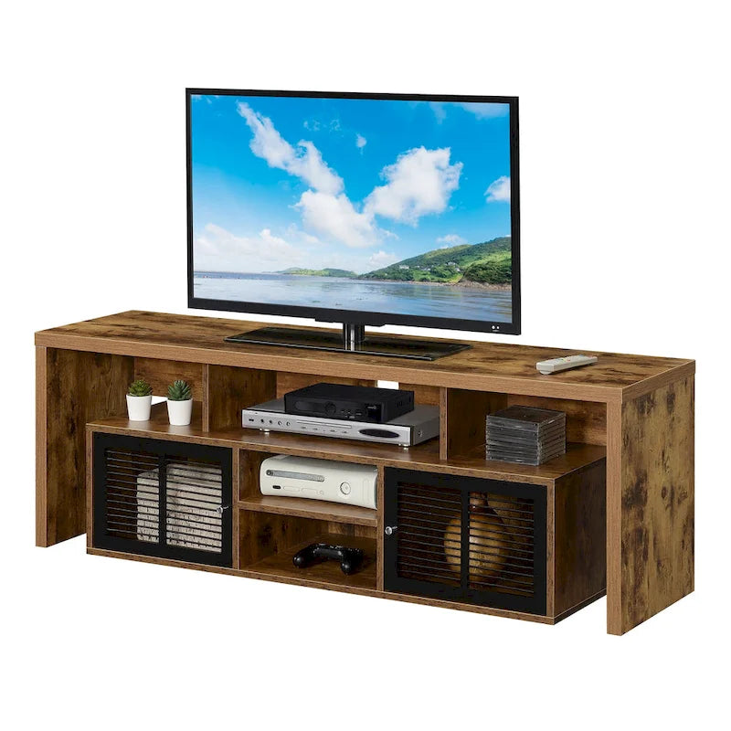 Convenience Concepts Lexington 65 inch TV Stand with Storage Cabinets and Shelves-16
