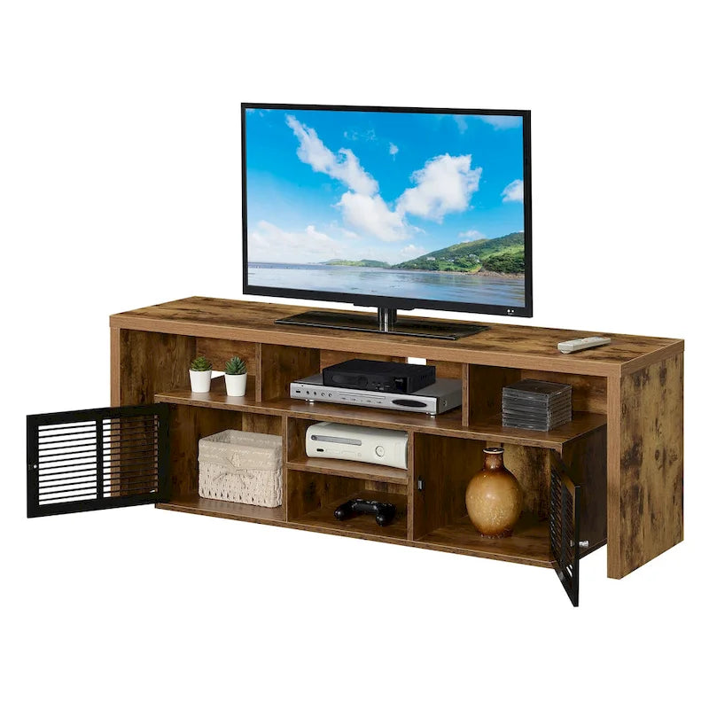 Convenience Concepts Lexington 65 inch TV Stand with Storage Cabinets and Shelves-17