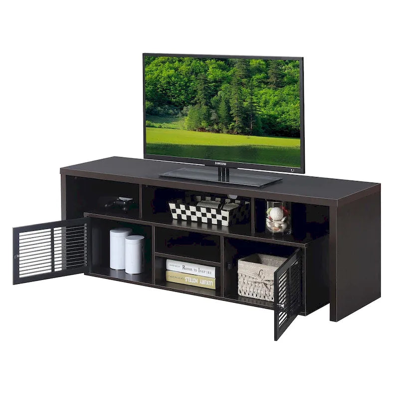 Convenience Concepts Lexington 65 inch TV Stand with Storage Cabinets and Shelves-20