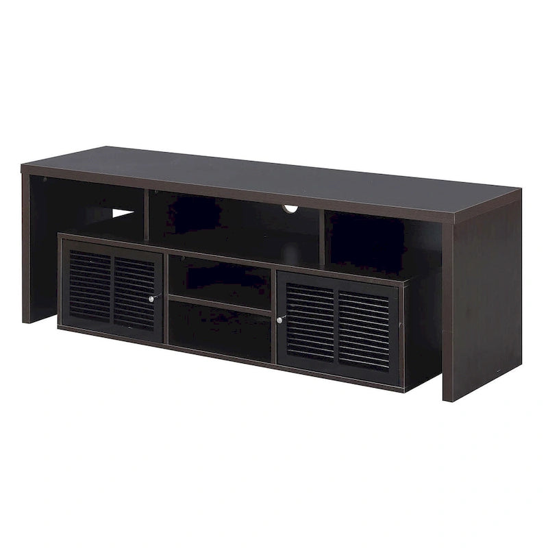 Convenience Concepts Lexington 65 inch TV Stand with Storage Cabinets and Shelves-21