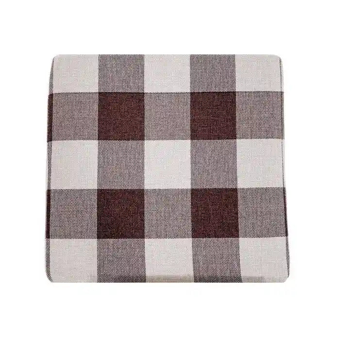 Grafton Home Stockton Plaid/Checkered Ottoman/Footrest-7