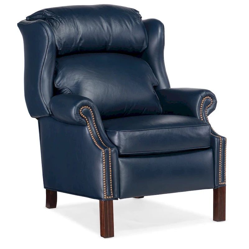 Chippendale Reclining Wing Chair-7