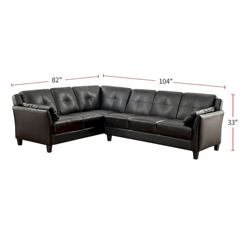 Leatherette Modular Plush Sectional Sofa-3