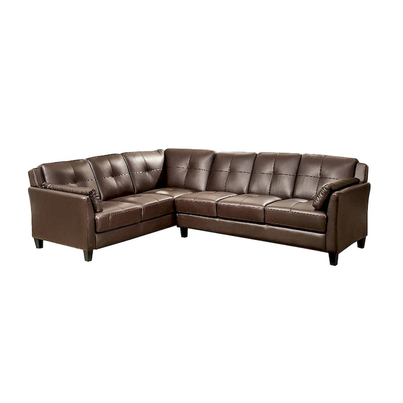 Leatherette Modular Plush Sectional Sofa-7