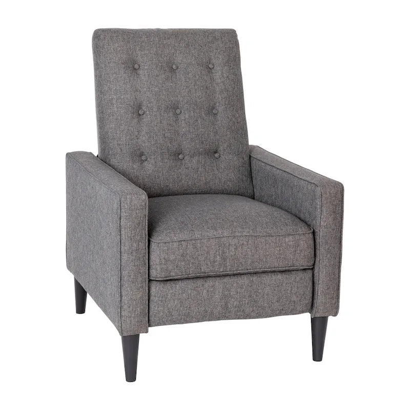 Pushback Recliner with Button Tufted Back-4
