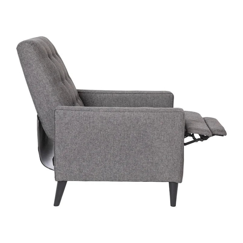 Pushback Recliner with Button Tufted Back-7