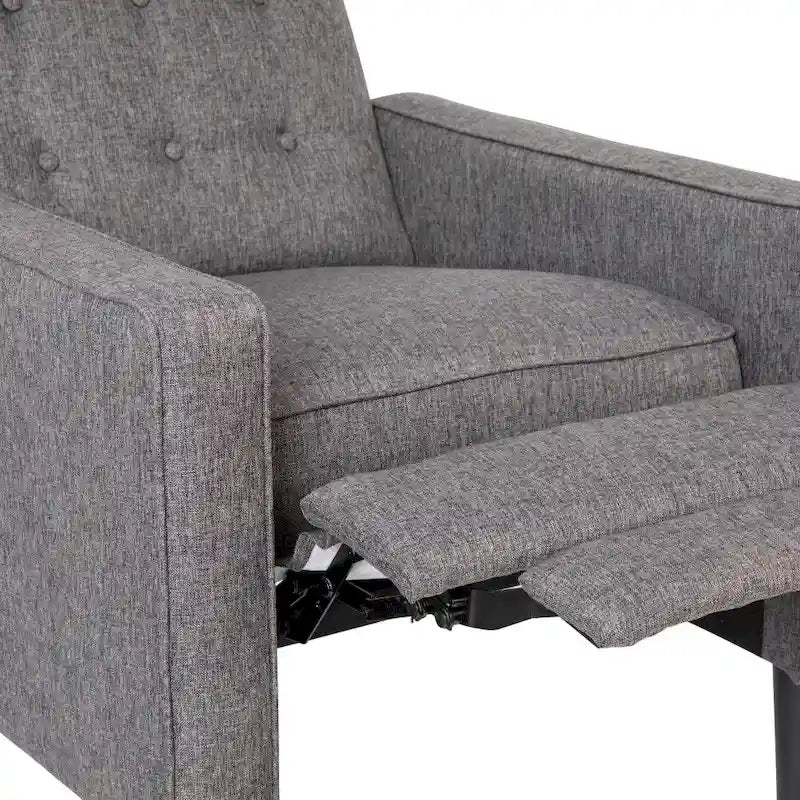 Pushback Recliner with Button Tufted Back-9
