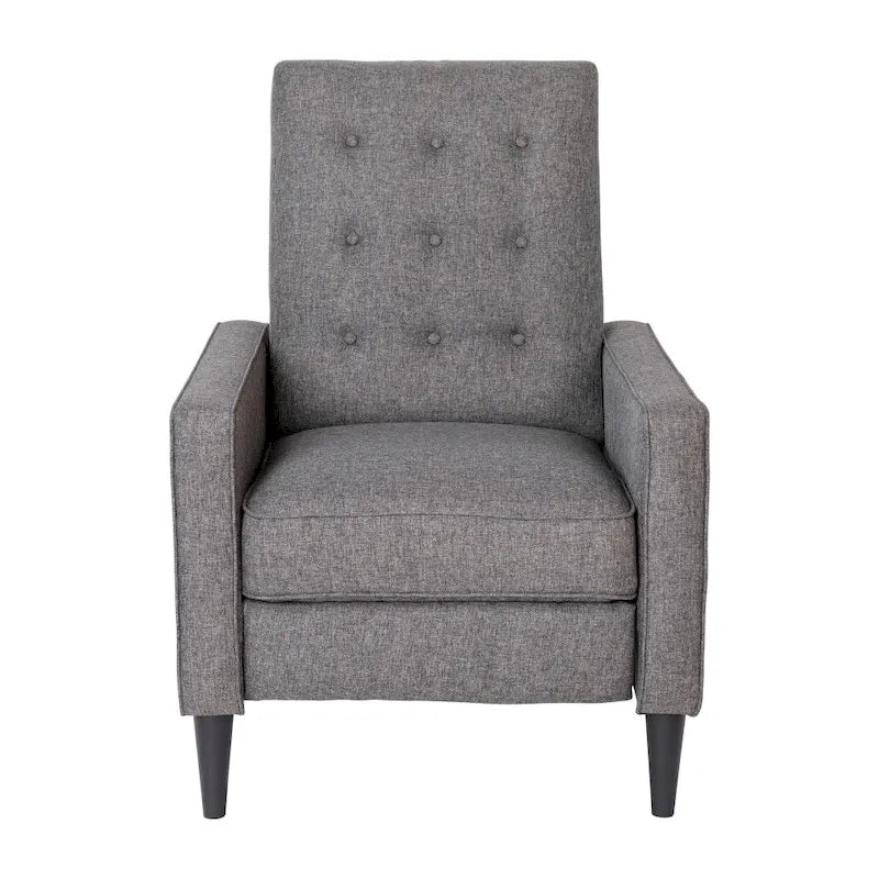 Pushback Recliner with Button Tufted Back-14