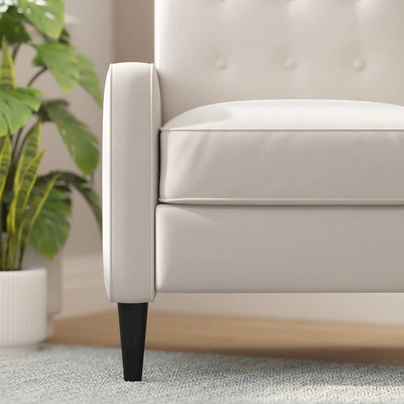 Pushback Recliner with Button Tufted Back-18