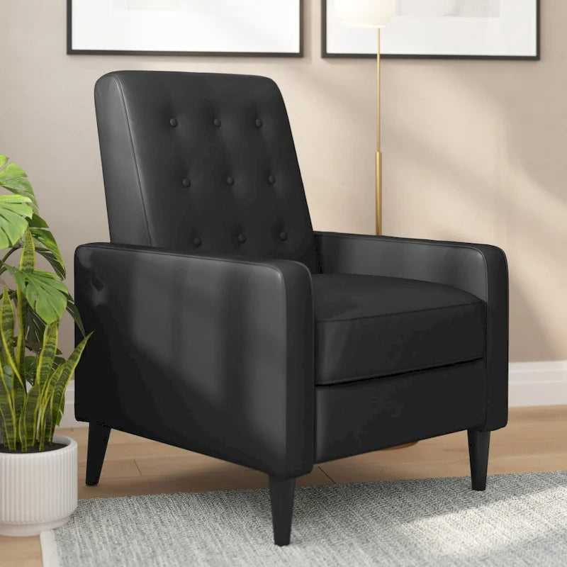 Pushback Recliner with Button Tufted Back-26