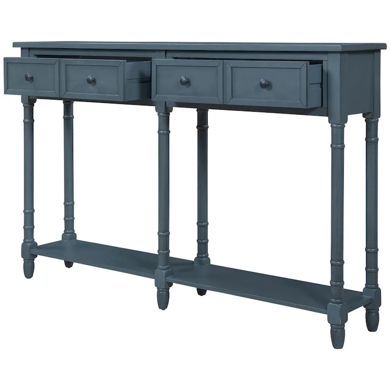 Console Table Sofa Table with Two Storage Drawers-24