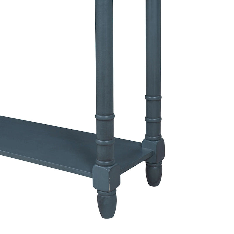 Console Table Sofa Table with Two Storage Drawers-25