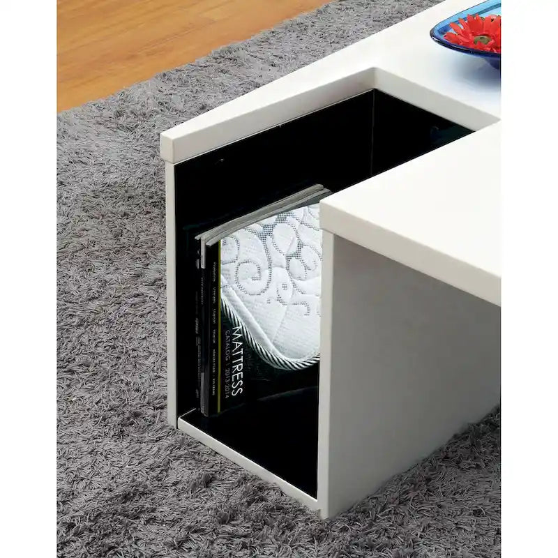 Furniture of America Lesk Modern 48-inch Wood Storage Coffee Table-4