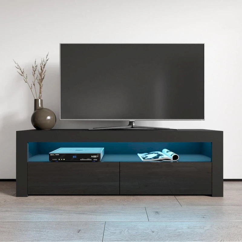 Milano Classic Modern 16-color LED 63-inch TV Stand-47