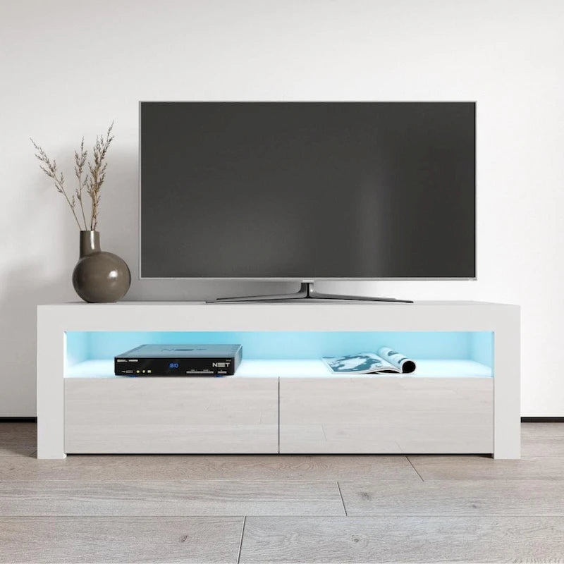 Milano Classic Modern 16-color LED 63-inch TV Stand-50