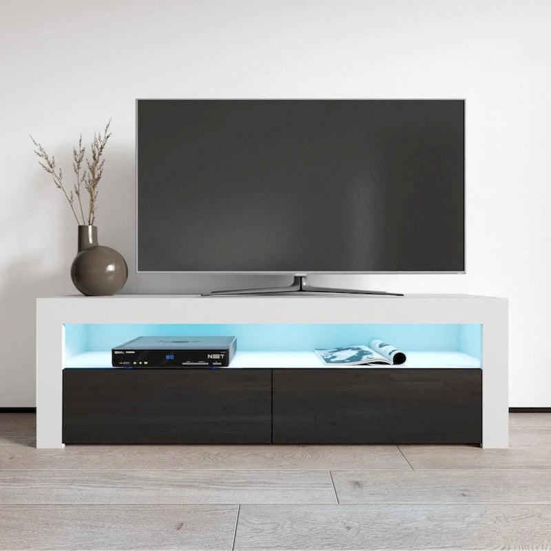 Milano Classic Modern 16-color LED 63-inch TV Stand-52
