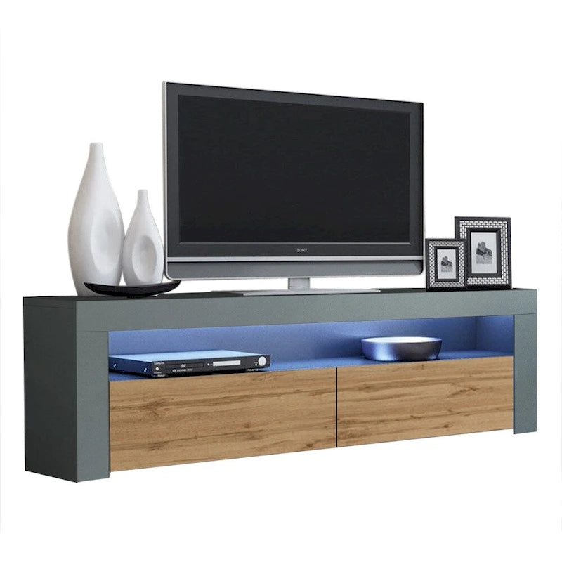 Milano Classic Modern 16-color LED 63-inch TV Stand-5