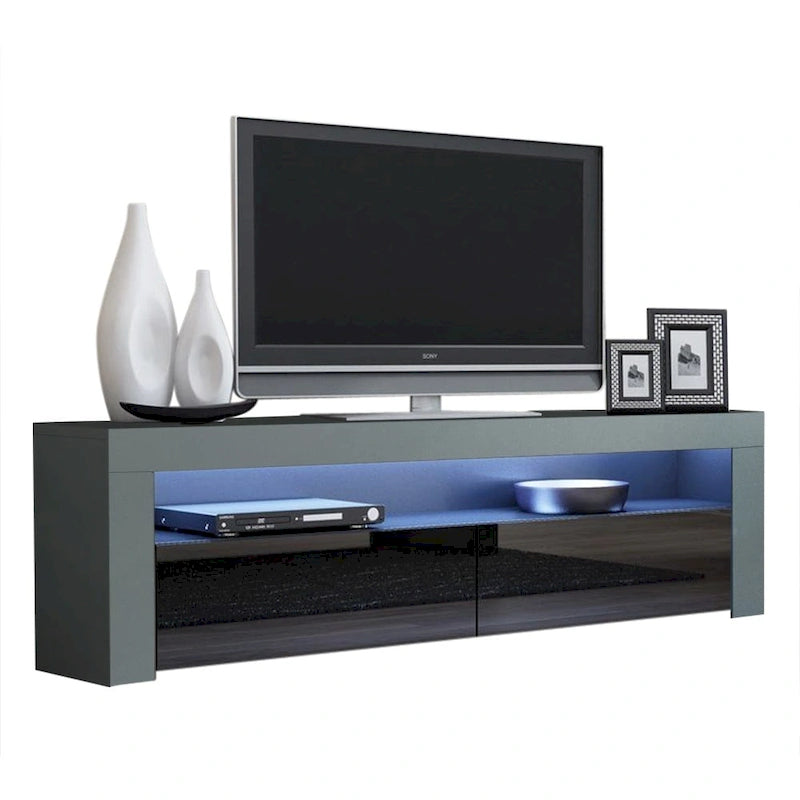 Milano Classic Modern 16-color LED 63-inch TV Stand-9