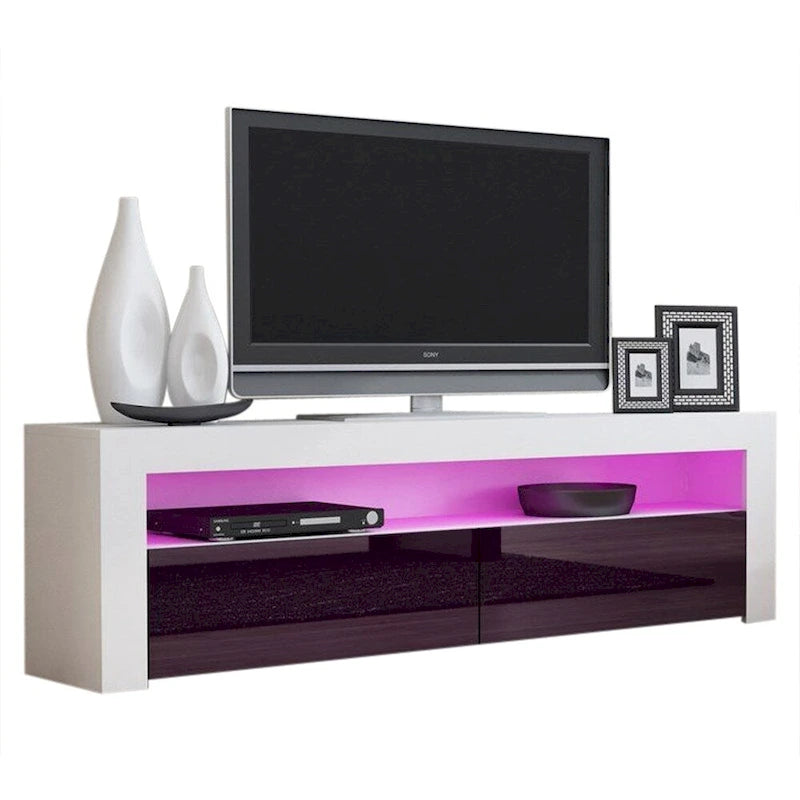 Milano Classic Modern 16-color LED 63-inch TV Stand-11