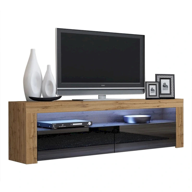 Milano Classic Modern 16-color LED 63-inch TV Stand-13