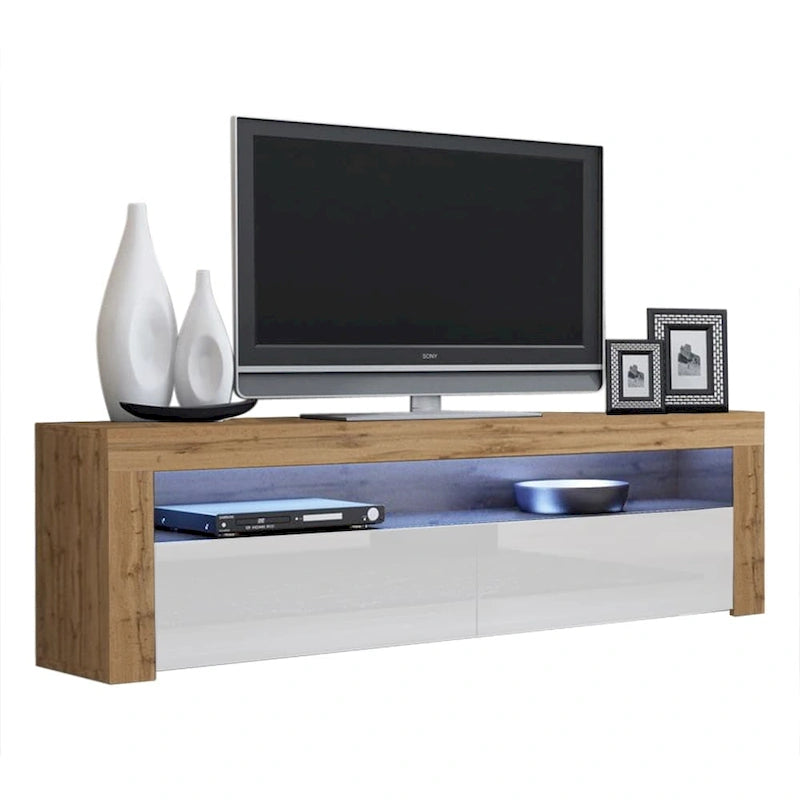 Milano Classic Modern 16-color LED 63-inch TV Stand-21