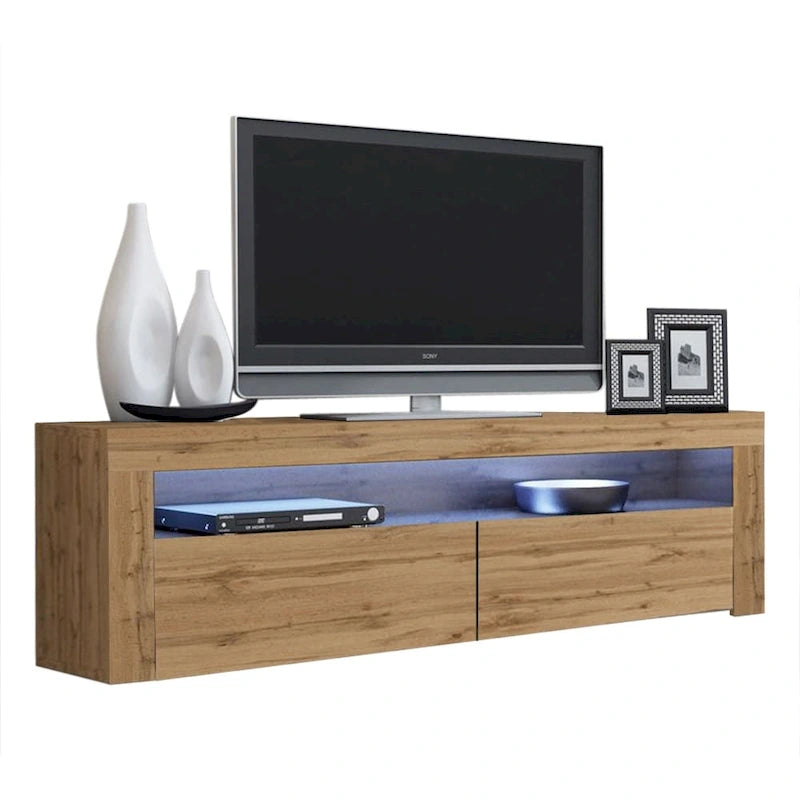 Milano Classic Modern 16-color LED 63-inch TV Stand-27