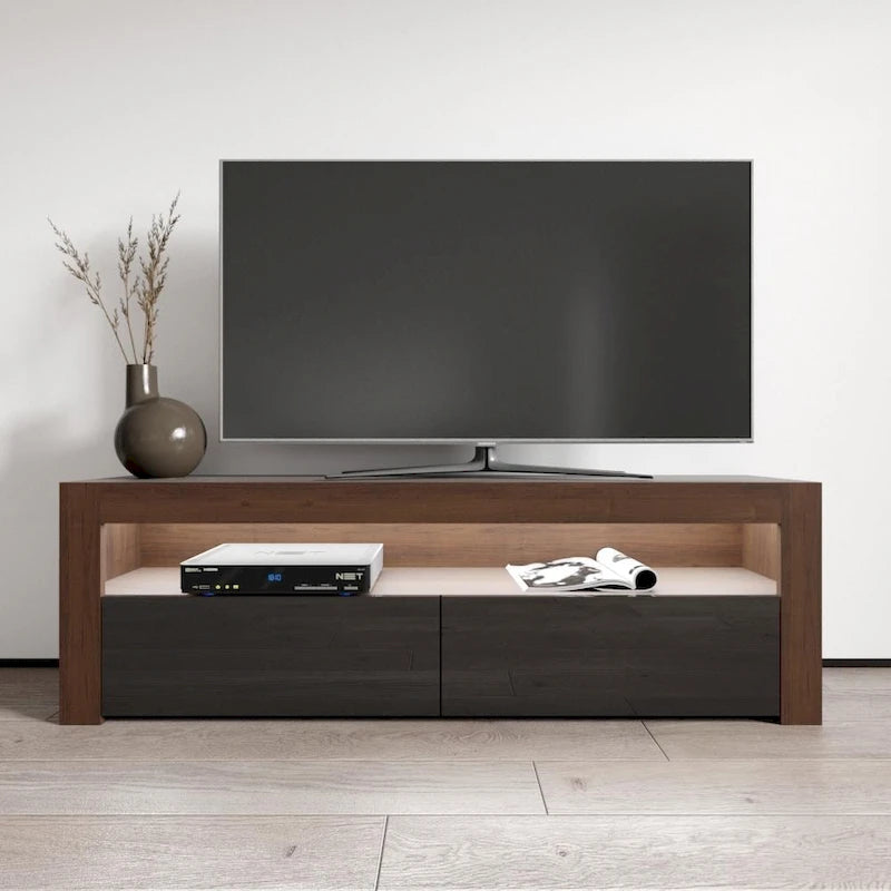 Milano Classic Modern 16-color LED 63-inch TV Stand-31