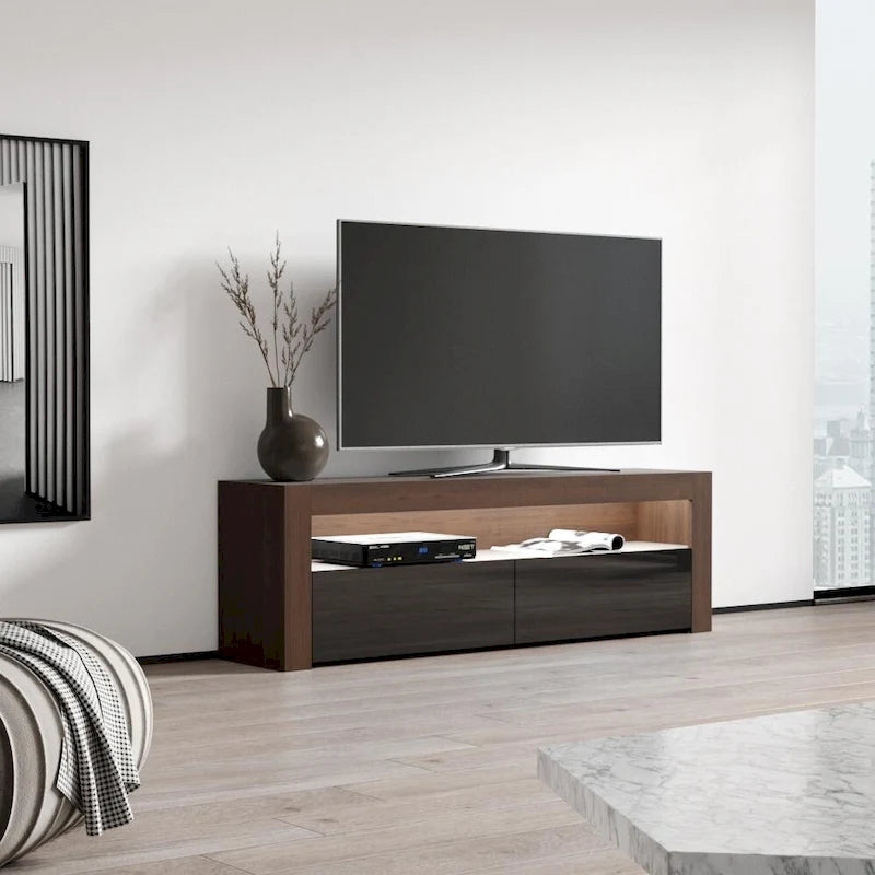 Milano Classic Modern 16-color LED 63-inch TV Stand-33