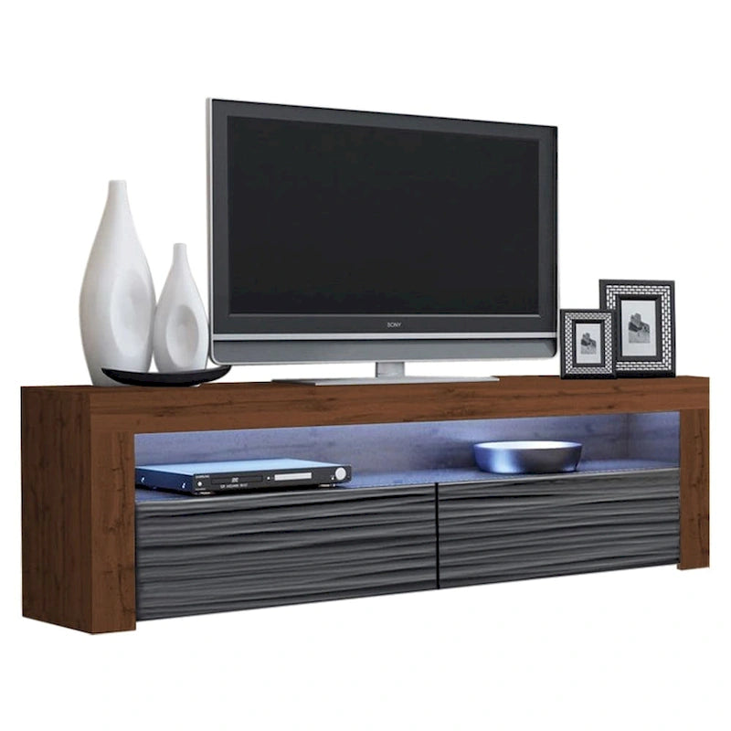 Milano Classic Modern 16-color LED 63-inch TV Stand-35