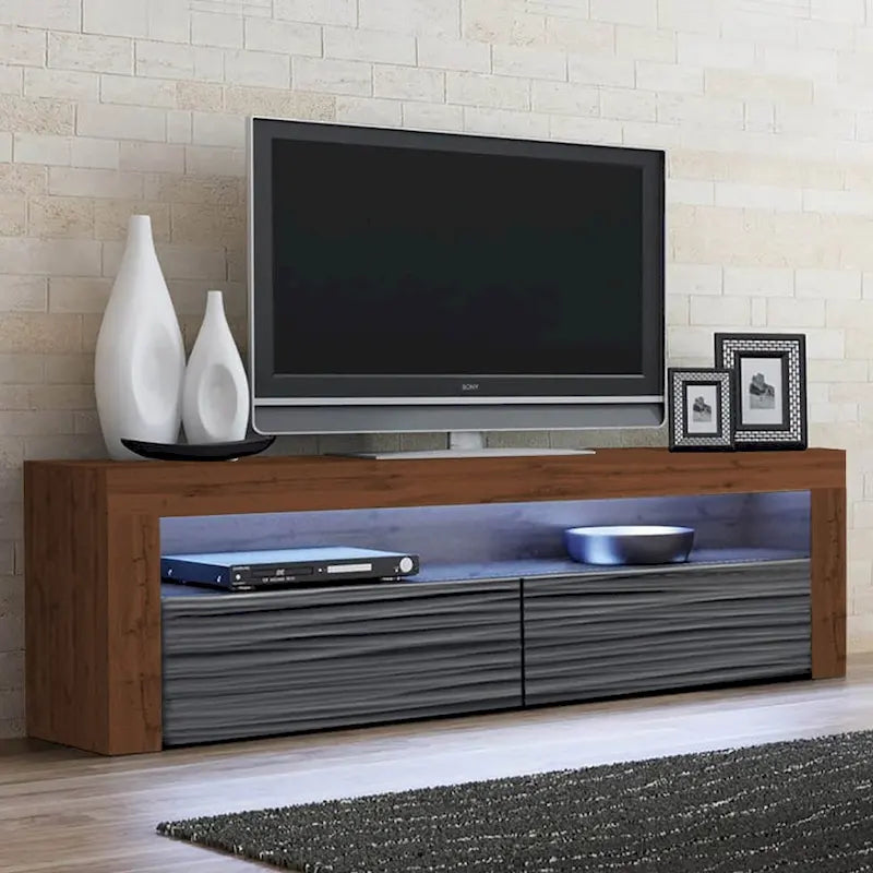Milano Classic Modern 16-color LED 63-inch TV Stand-36