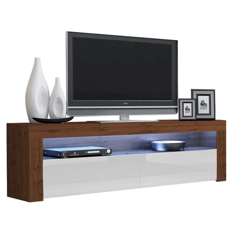 Milano Classic Modern 16-color LED 63-inch TV Stand-37