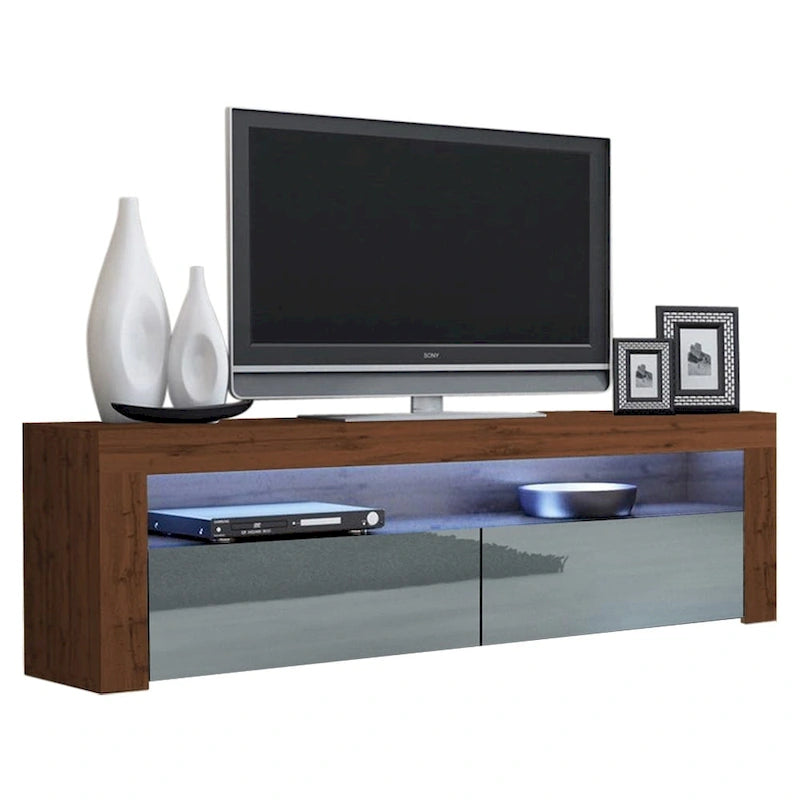 Milano Classic Modern 16-color LED 63-inch TV Stand-39