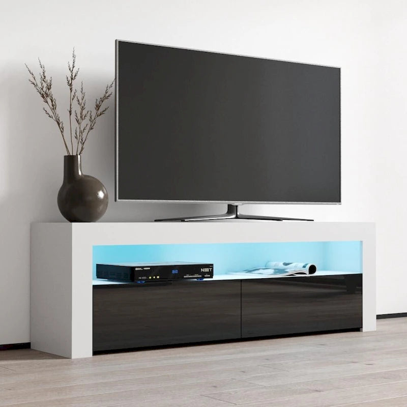 Milano Classic Modern 16-color LED 63-inch TV Stand-42