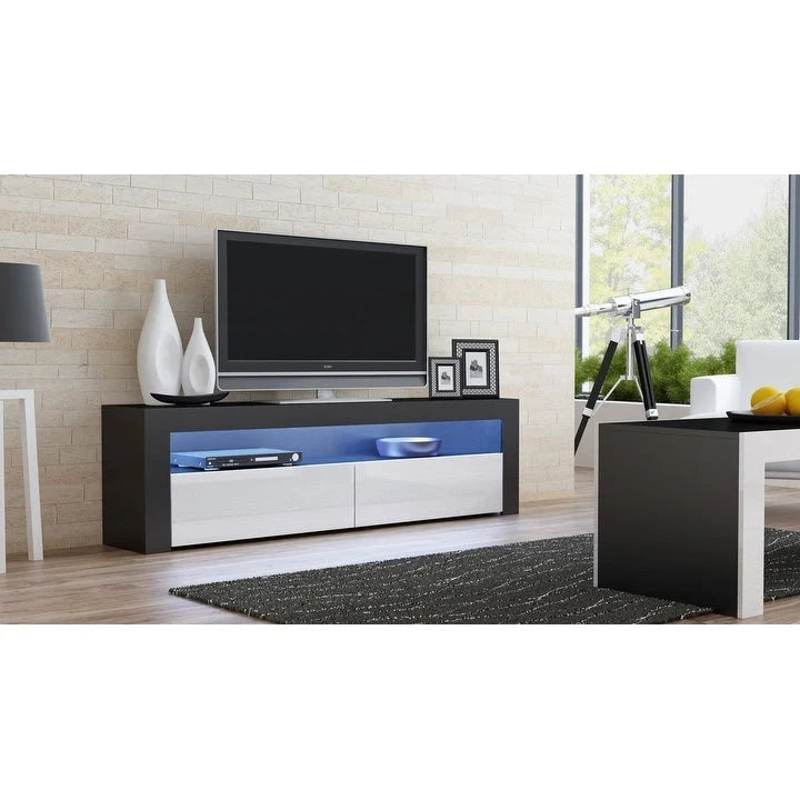 Milano Classic Modern 16-color LED 63-inch TV Stand-45