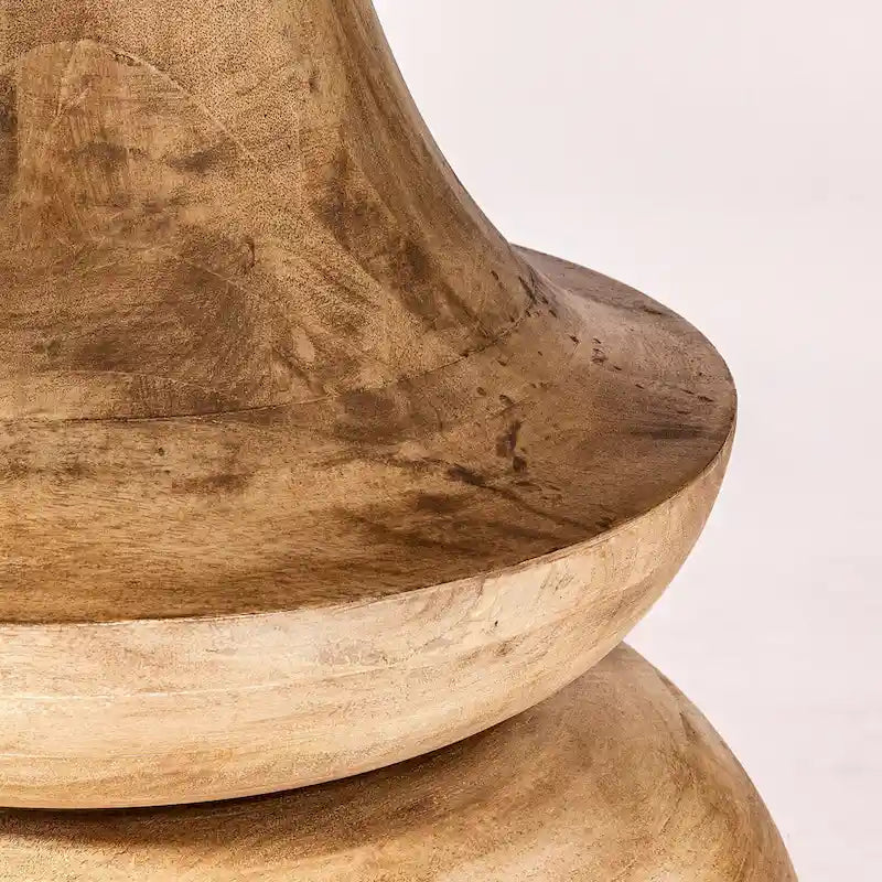 Crossman Grey Solid Wood Round Dining Table-14