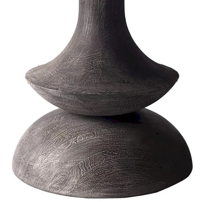 Crossman Grey Solid Wood Round Dining Table-18